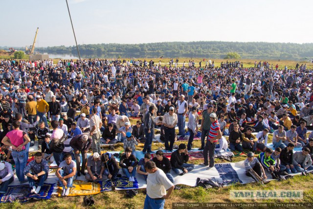 Курбан байрам в Москве, без комментариев...