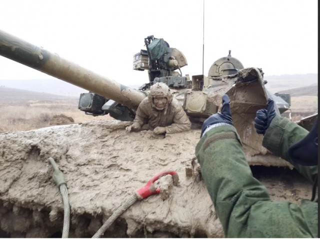 На учебном полигоне Армии США в ходе стрельб подбит танк M1 Abrams