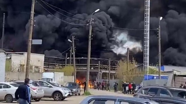 Возгорание цистерны в Дзержинске
