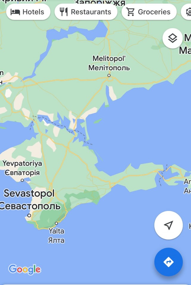 C карты Южного военного округа убрали новые территории России