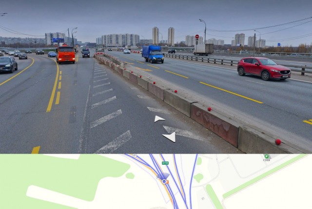 Решил "поучить" водителя фуры