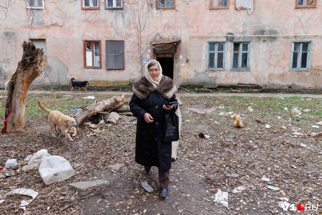 Последний человек в Заканалье: в Волгограде пенсионерка осталась одна в заброшенном квартале