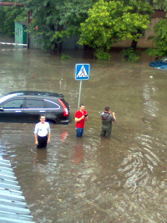 Кратко о вечерней погоде и ситуации в Москве