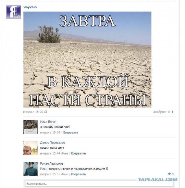 Смешные комментарии 08.03.2015