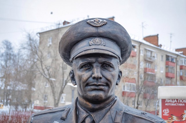 В Королеве открыли памятник Ю.А.Гагарину и С.П.Королеву