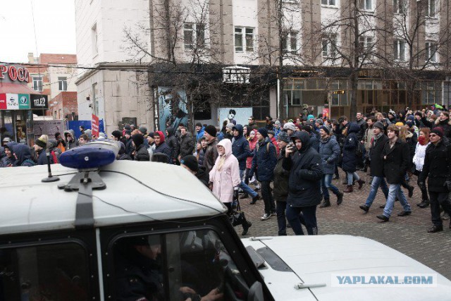 Задержания происходят на антикоррупционных акциях «Он нам не Димон»