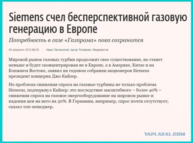 Россия объявила об отказе от транзита газа через Украину