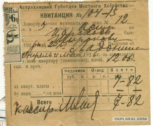 Сколько платили за ЖКХ при Сталине
