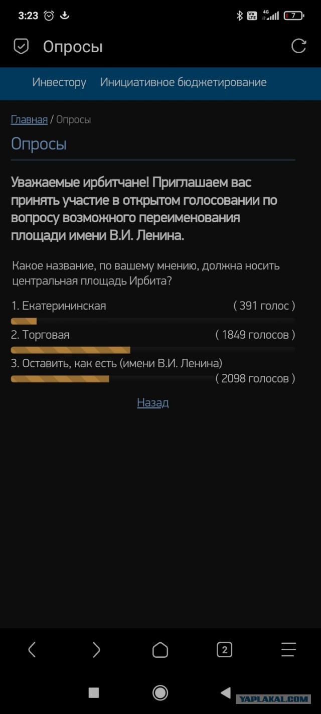 Площадь Ленина решили переименовать в свердловском городе