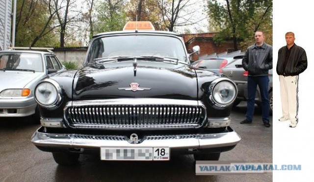 Ретро-«Волга» работает в такси