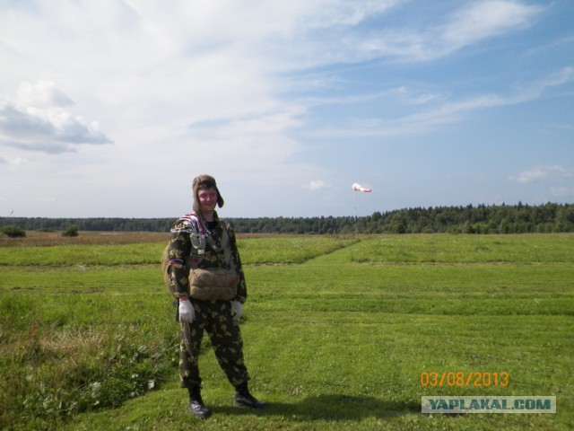 Мой первый прыжок с парашютом