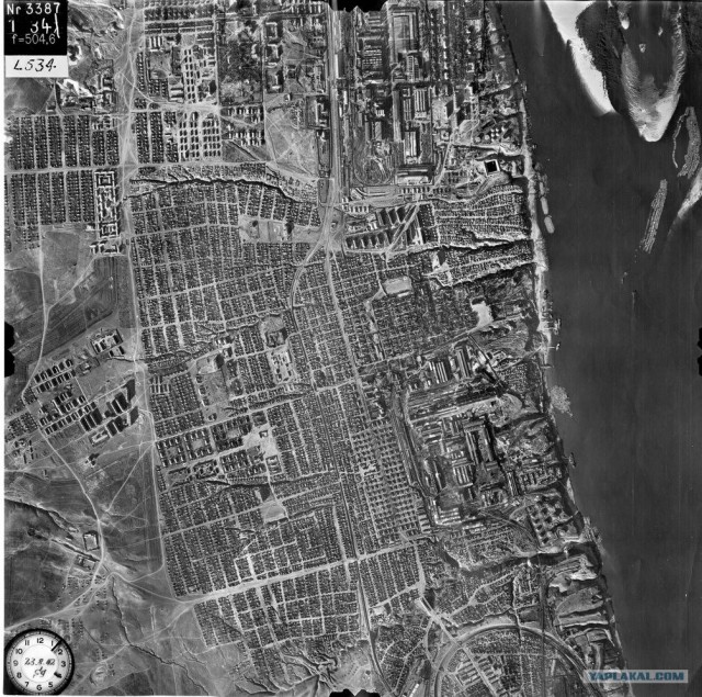 Сталинград Аэрофотосъемка 1942 года