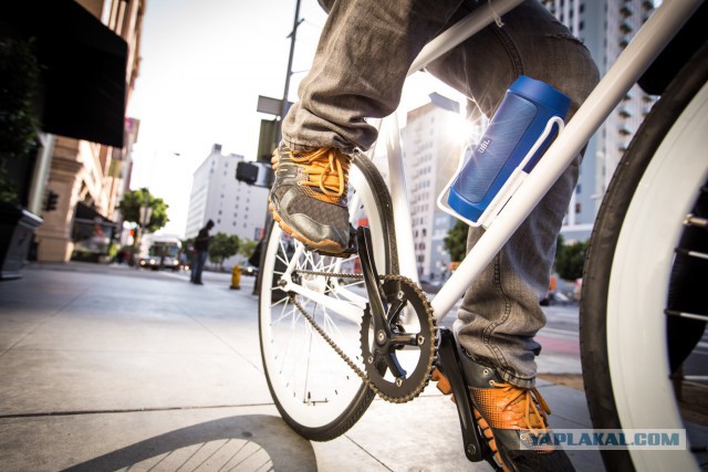 Акустическая система на велосипеде