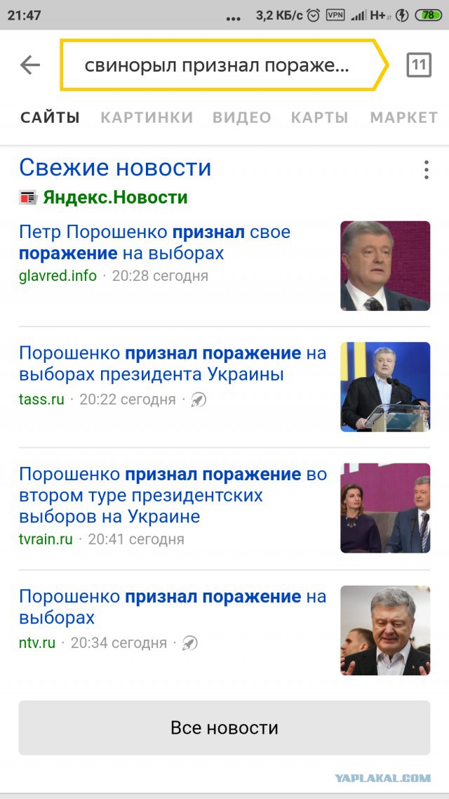Выборы на Украине: Зеленский лидирует