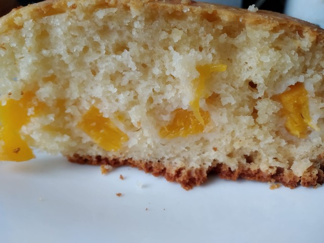 Быстрый пирог с персиками:)