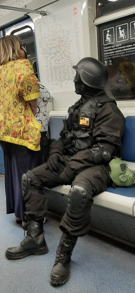 Вот такой красавец шастает по центру Москвы