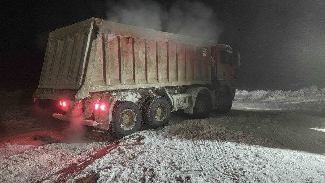 Заполярье из кабины грузовика
