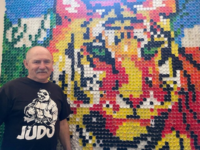 Мозаики в подъезде