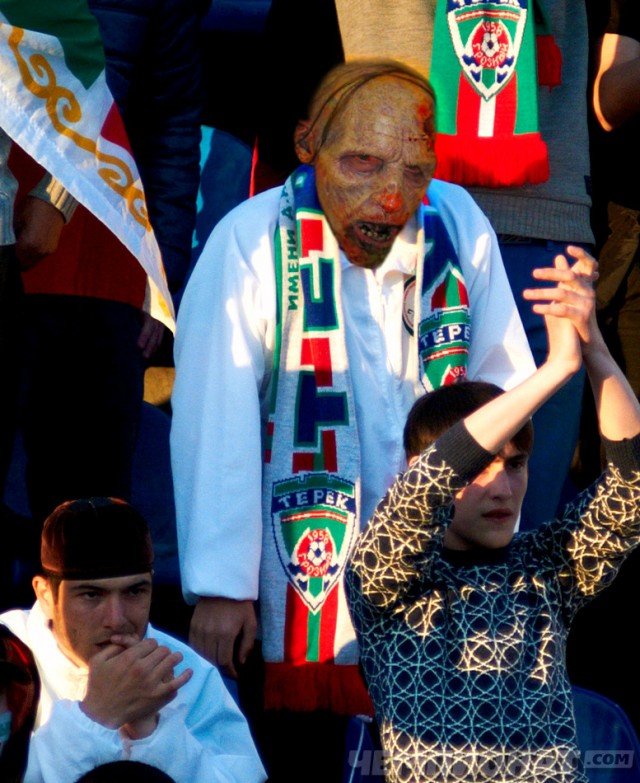 Грозненский фанат ФК "Терек"