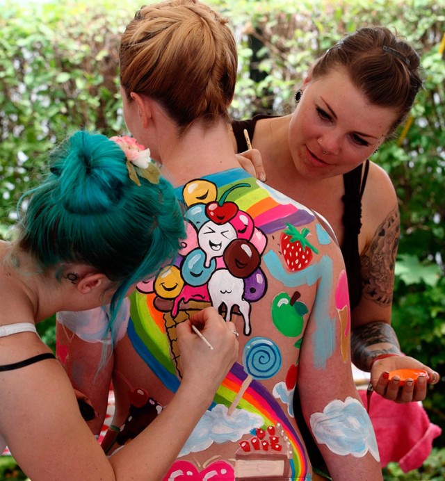 Фестиваль росписи по телу