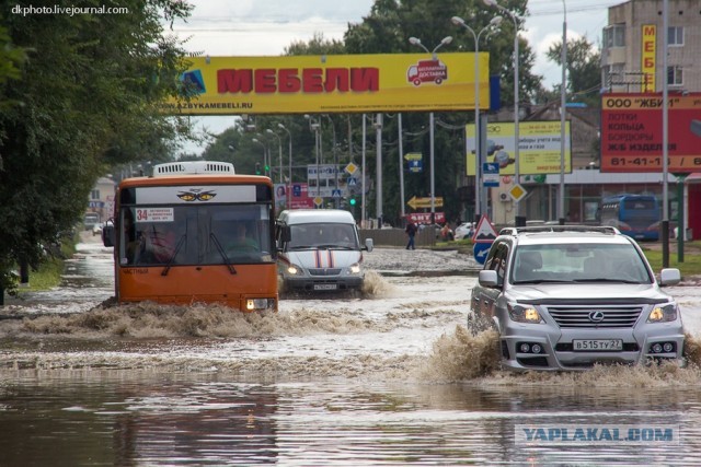 Наглядно о текущем уровне воды в Амуре