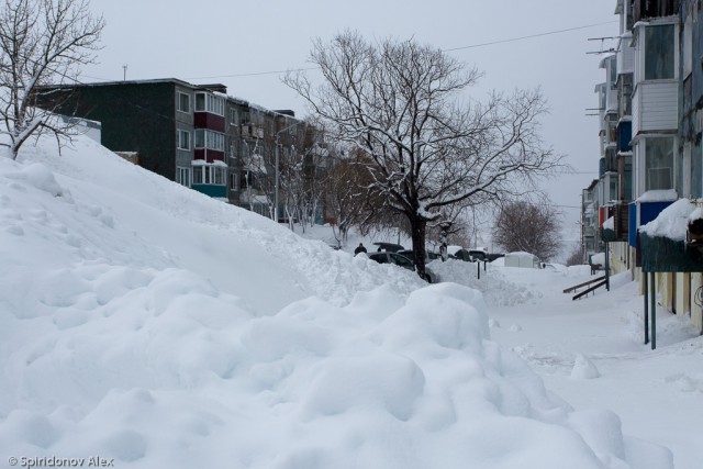 Петропавловск-Камчатский, первый день после пурги