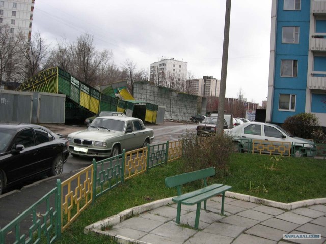 Штормовой ветер в Москве 23.11.08 г.
