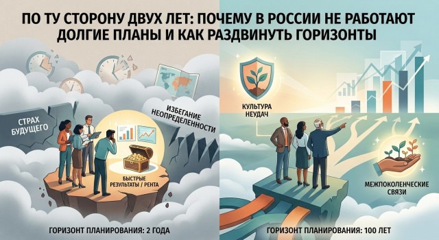 Почему в России не работают долгие планы и как раздвинуть горизонты планирования