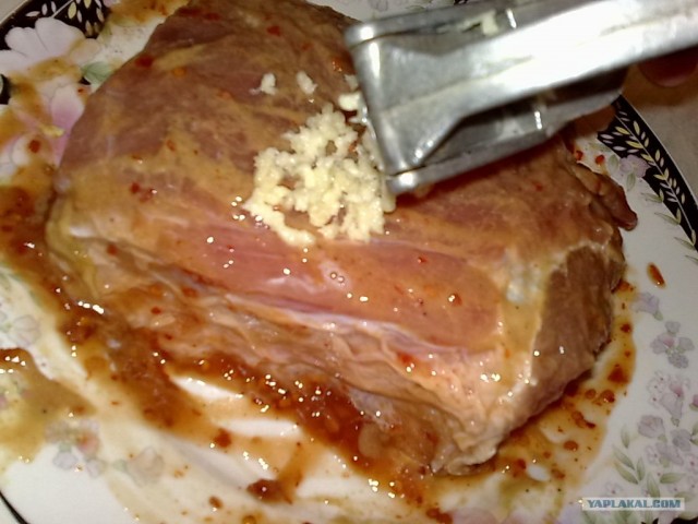 Телятина в гриле.