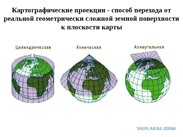 Новая карта нашей плоской земли