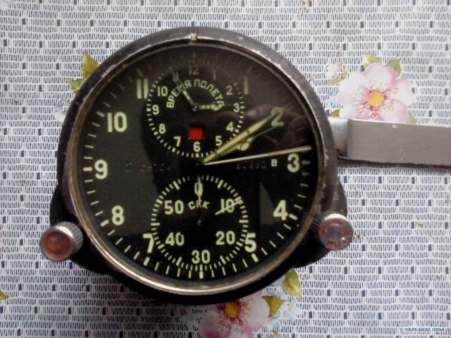 Самолетные часы с секундомером АЧС-1