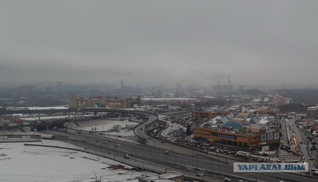 Дальнобойщики начали перекрывать МКАД 04.12.15