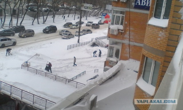 А во Владивостоке снова снежок