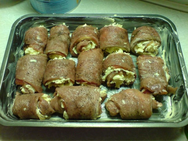 Мясные рулетики
