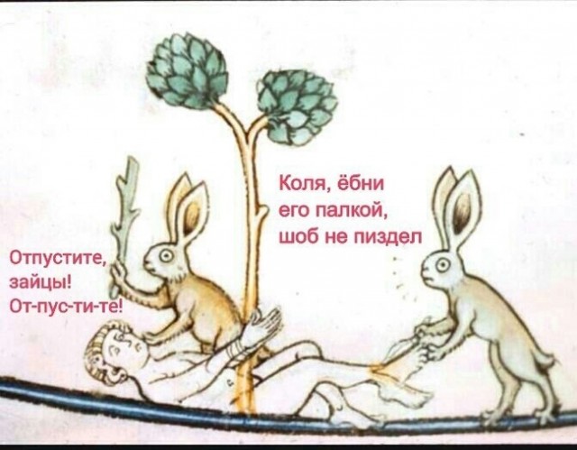 Зайчик передал
