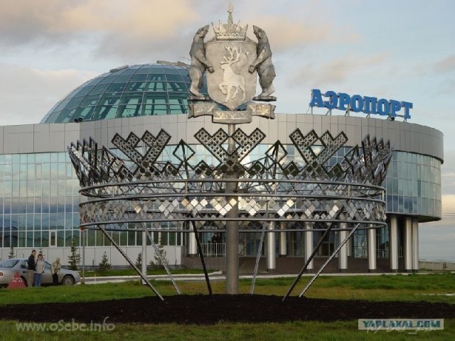 Салехард с высоты птичьего полета