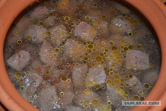 Перловка с мясом и грибами