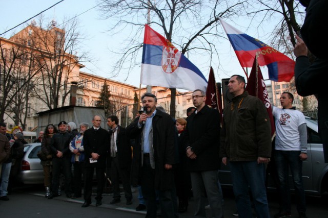 Митинги в поддержку России прошли в Сербии