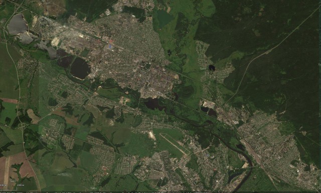 Города со спутника