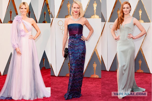 Самые яркие моменты  и платья  «Оскар 2016»
