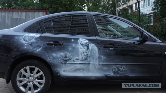 Прикольная  аэрография