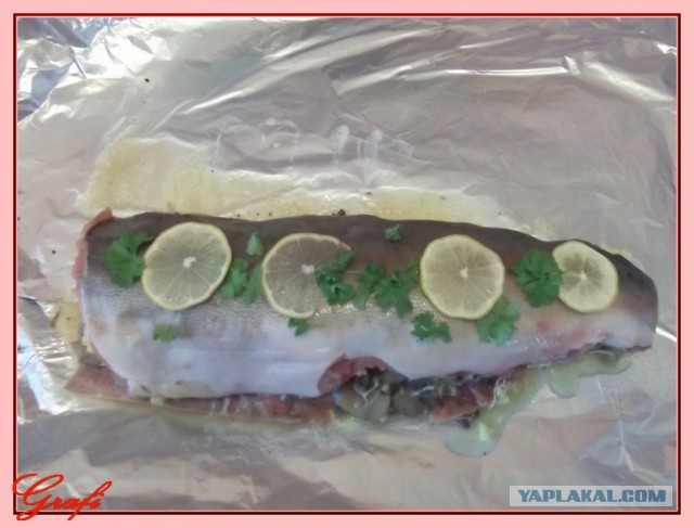 Горбуша запеченная