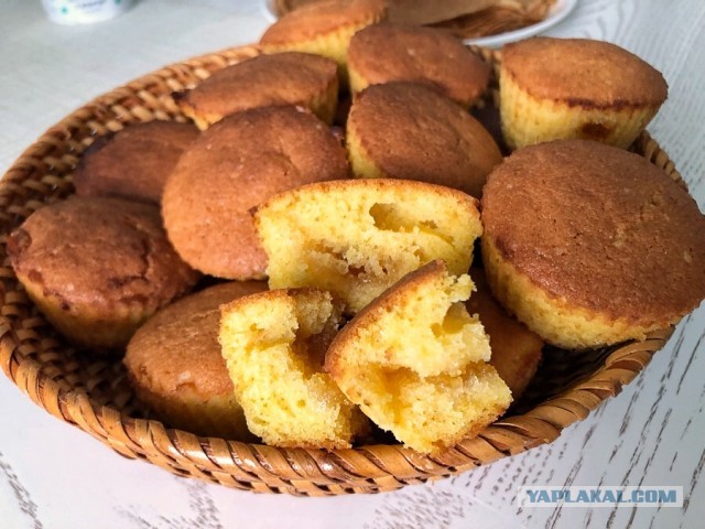 Кукурузные кексы. Без глютена.