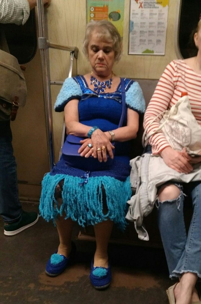 Модники из российского метрополитена