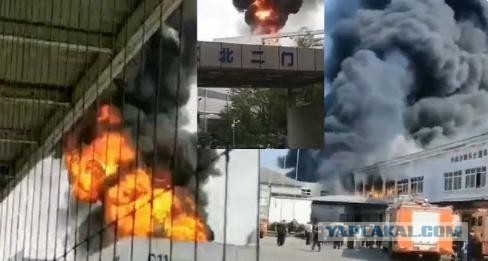 В Китае в Шэньчжэне сгорел завод Apple по производству Iphone