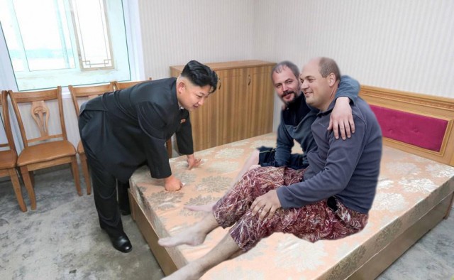 Фотожаба: С кумом на речке