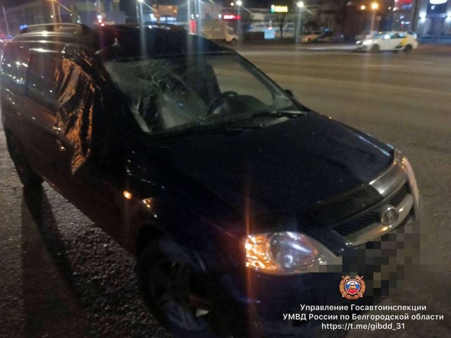 Машина сбила пешехода-нарушителя.