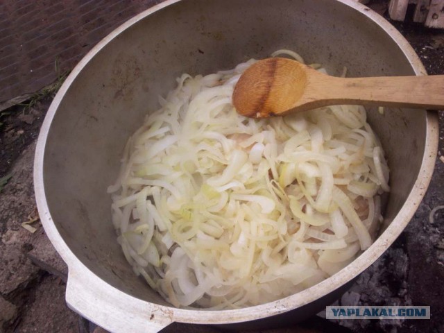 Как я готовлю вкусный плов в казане.