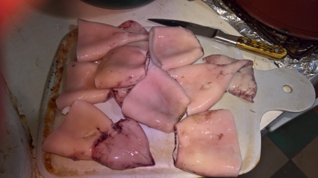 Кальмар+папоротник=вкусно