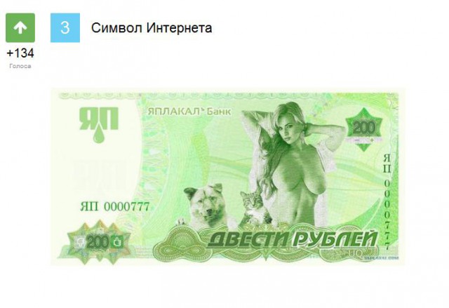 Центробанк предложил пользователям выбрать символы для купюр в 200 и 2000 рублей